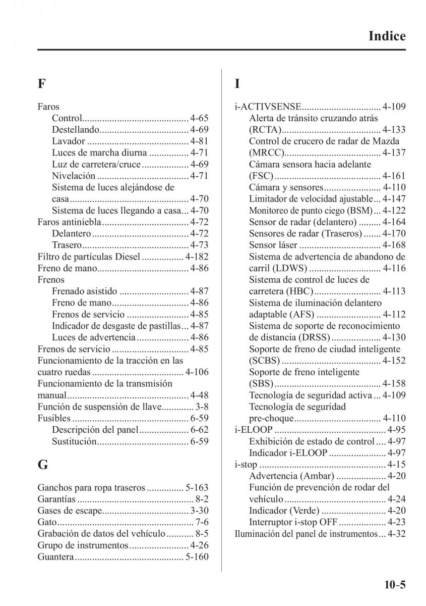 Mazda CX 3 manual del propietario / page 697