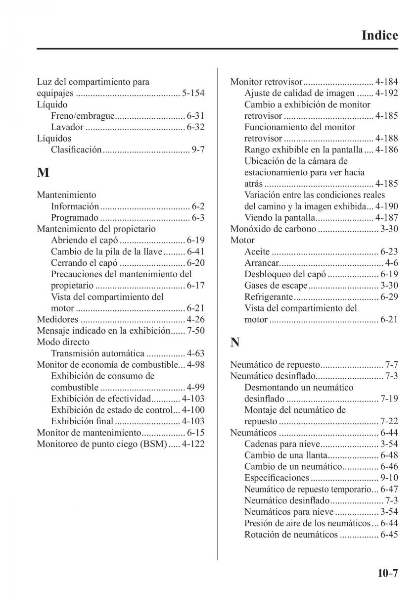 Mazda CX 3 manual del propietario / page 699