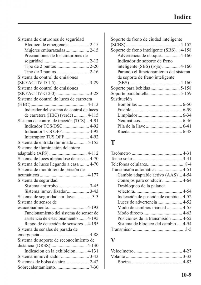 Mazda CX 3 manual del propietario / page 701