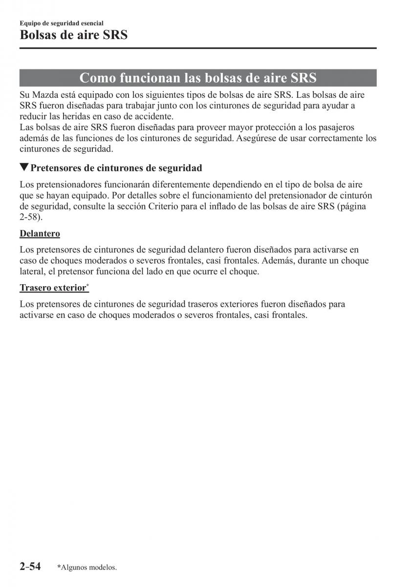 Mazda CX 3 manual del propietario / page 74