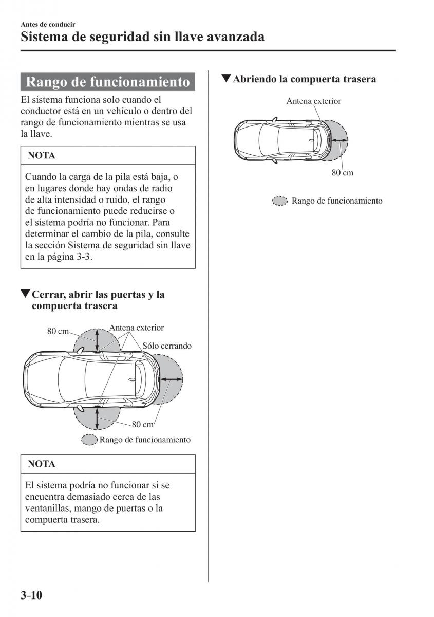 Mazda CX 3 manual del propietario / page 92