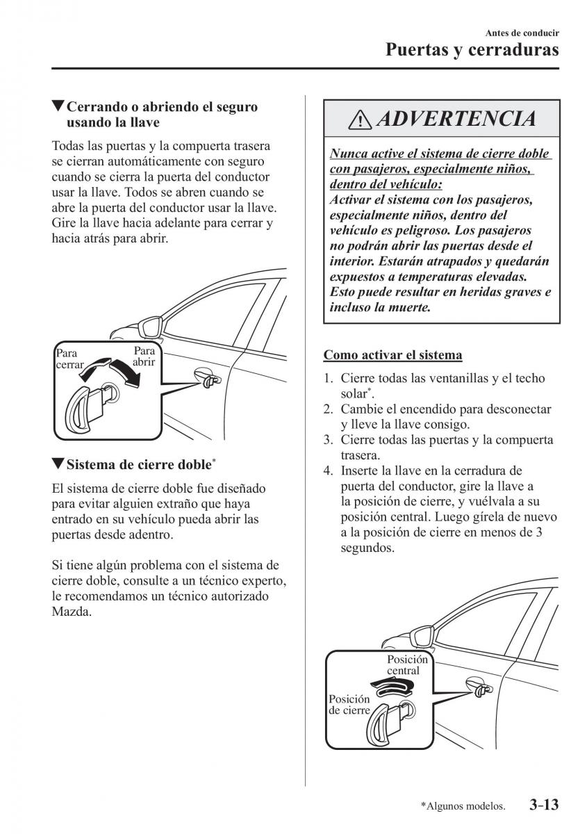 Mazda CX 3 manual del propietario / page 95