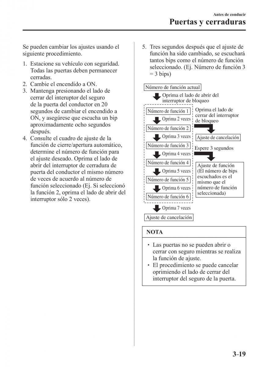 Mazda CX 3 manual del propietario / page 101