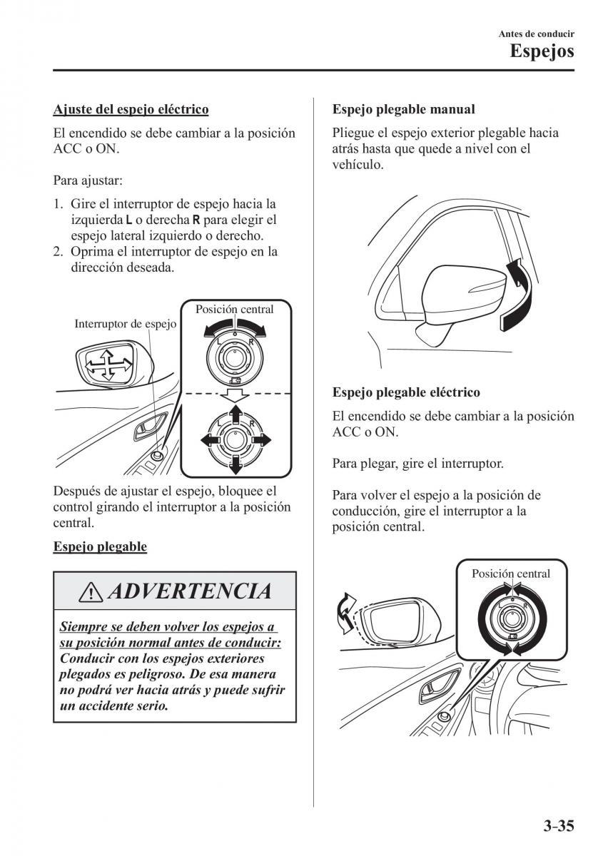 Mazda CX 3 manual del propietario / page 117