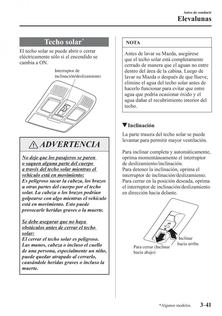 Mazda CX 3 manual del propietario / page 123