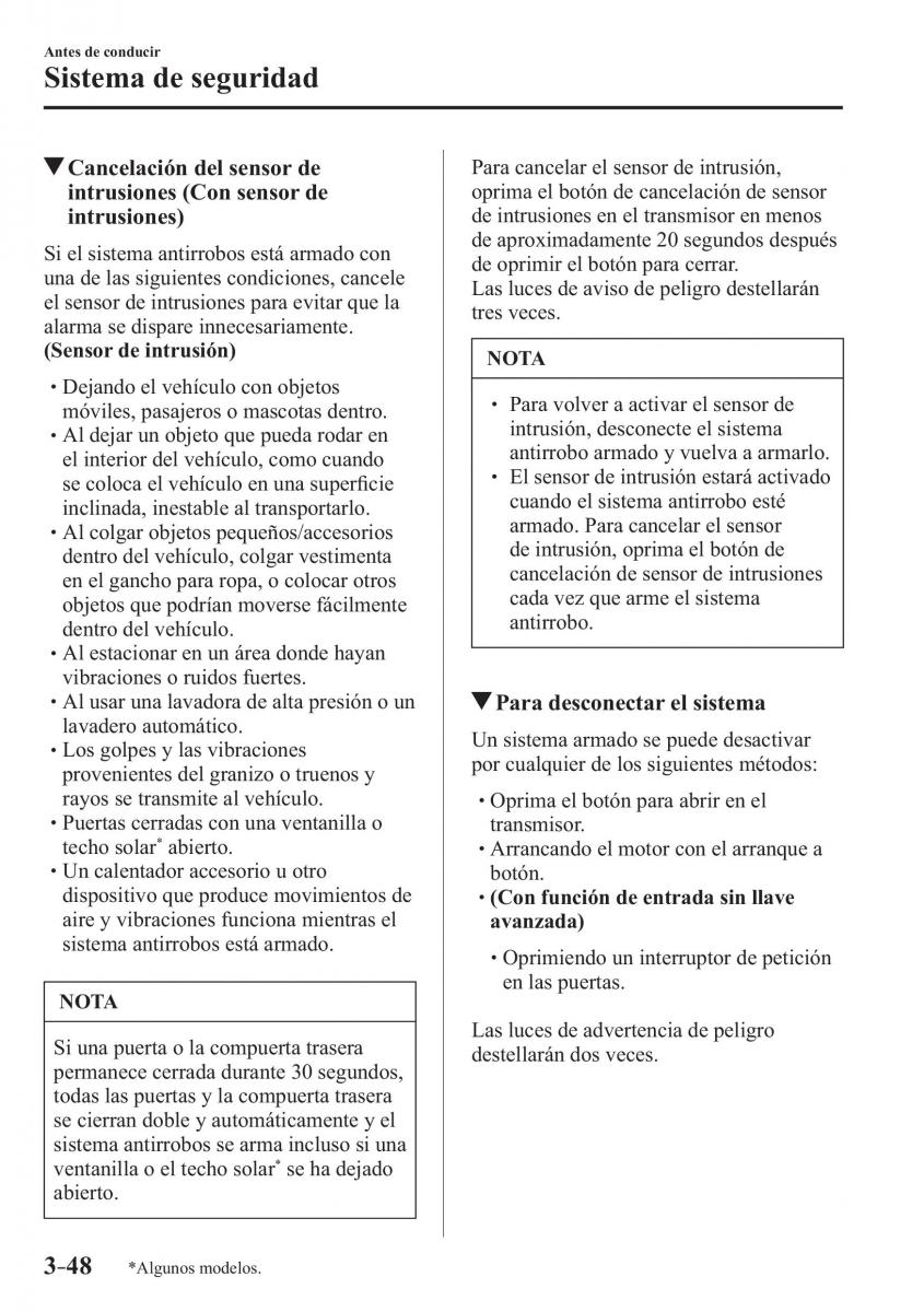 Mazda CX 3 manual del propietario / page 130