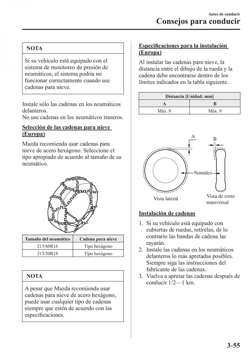 Mazda CX 3 manual del propietario / page 137