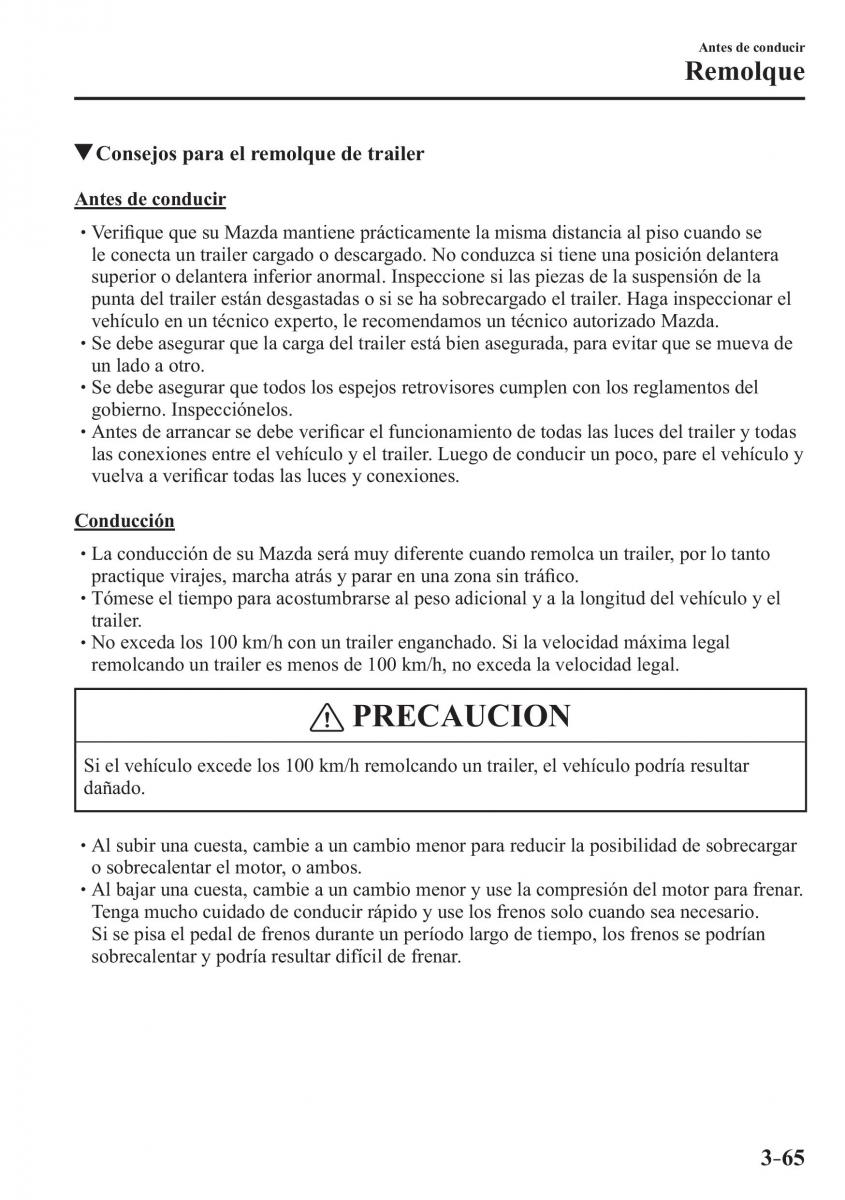 Mazda CX 3 manual del propietario / page 147