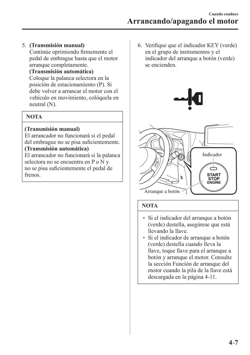 Mazda CX 3 manual del propietario / page 155