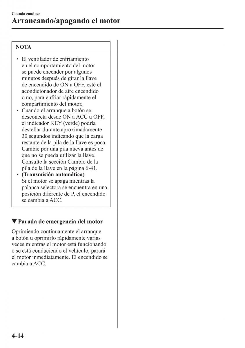 Mazda CX 3 manual del propietario / page 162