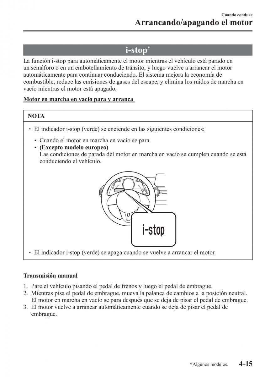 Mazda CX 3 manual del propietario / page 163