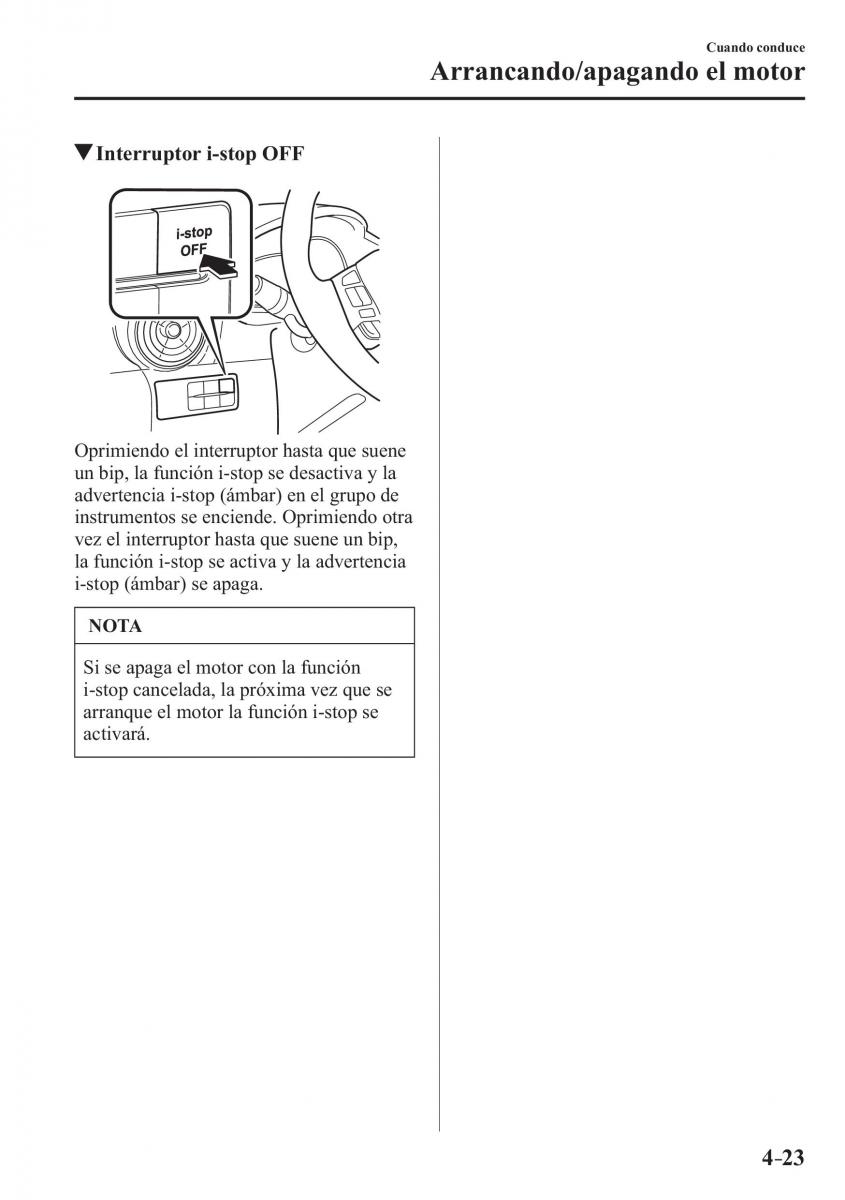 Mazda CX 3 manual del propietario / page 171