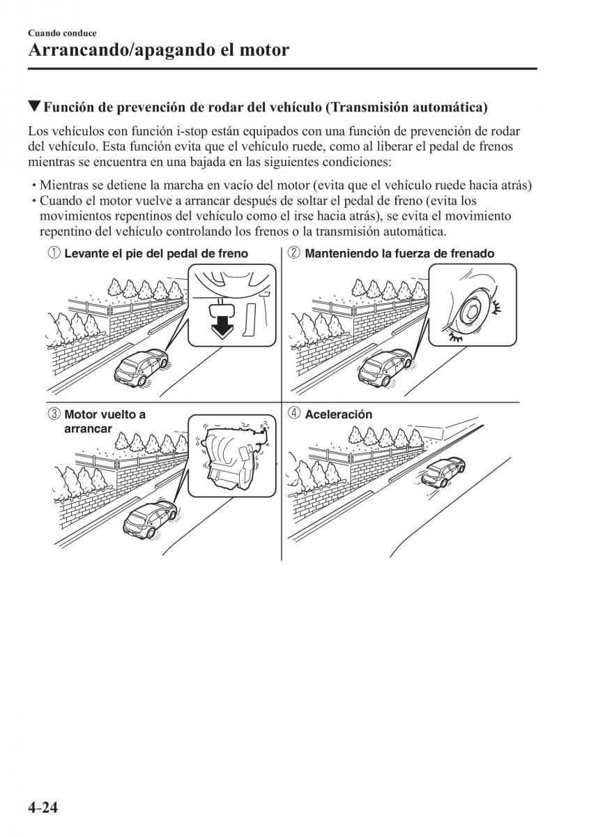 Mazda CX 3 manual del propietario / page 172