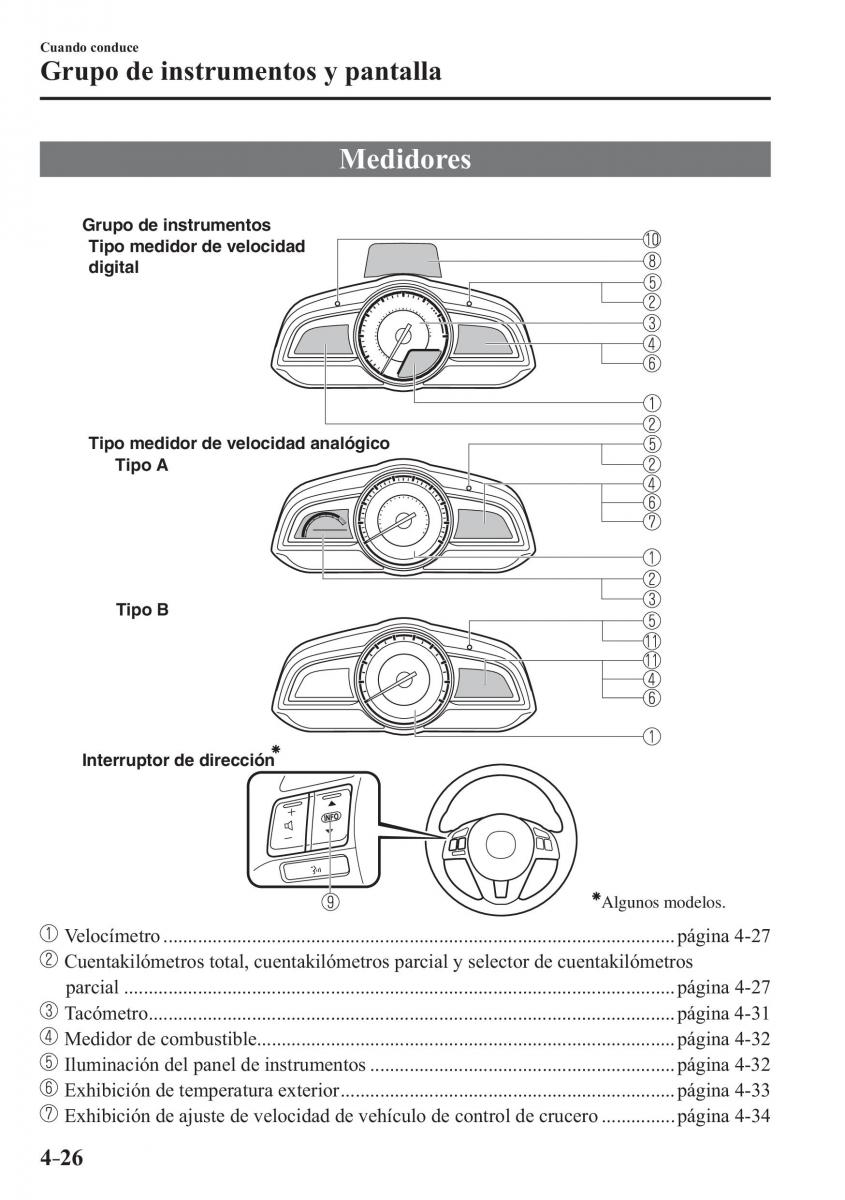 Mazda CX 3 manual del propietario / page 174