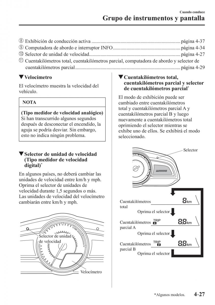 Mazda CX 3 manual del propietario / page 175