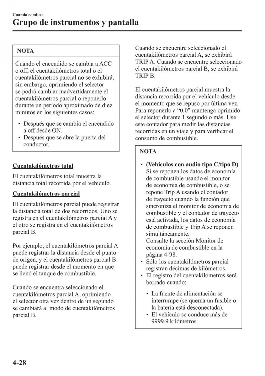 Mazda CX 3 manual del propietario / page 176