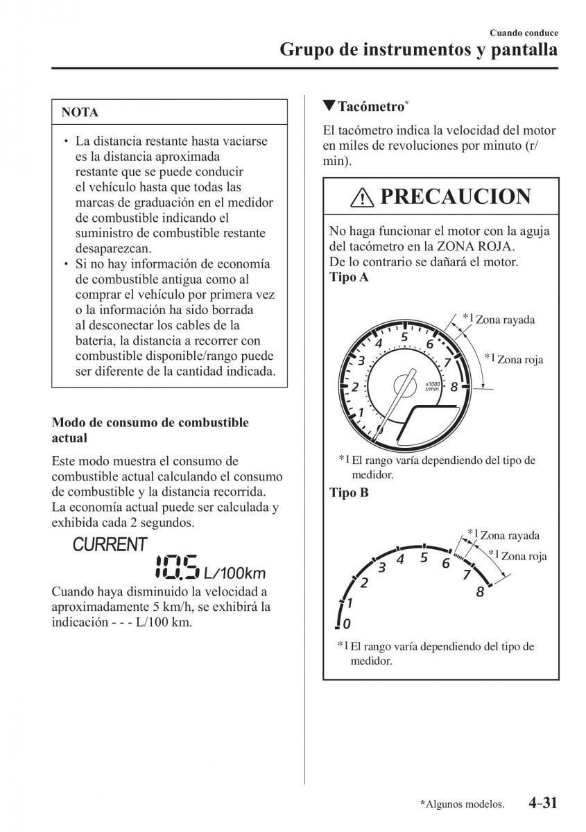 Mazda CX 3 manual del propietario / page 179