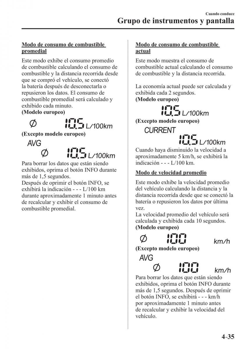 Mazda CX 3 manual del propietario / page 183