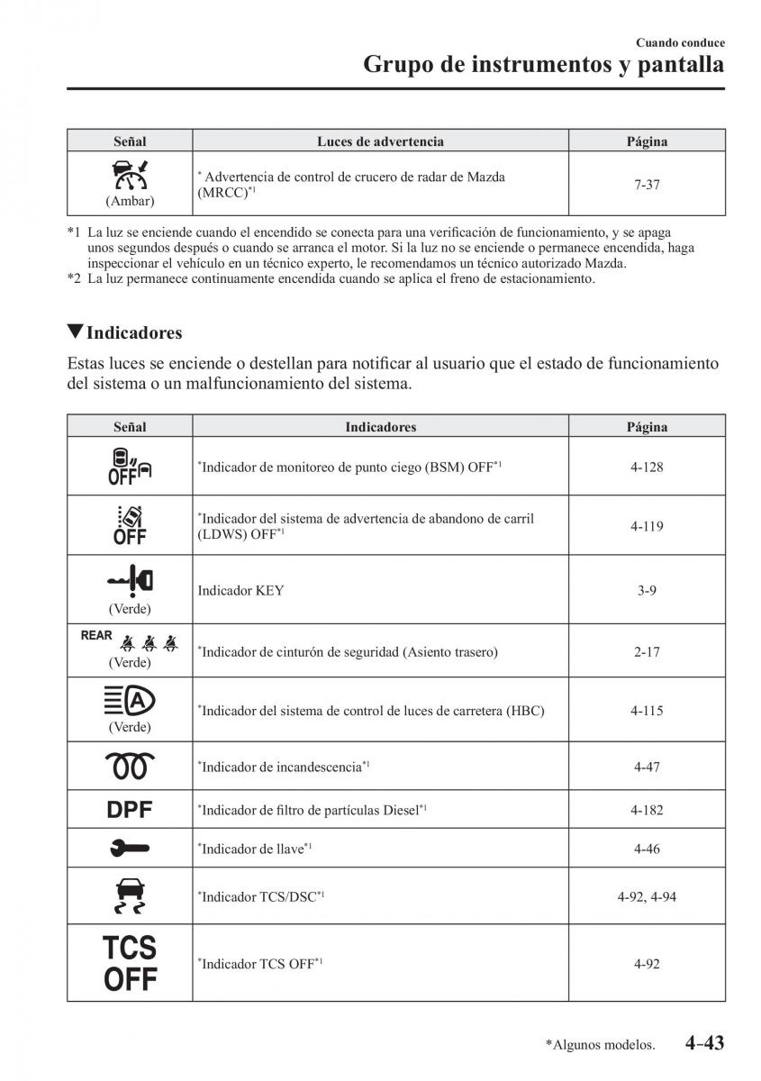 Mazda CX 3 manual del propietario / page 191