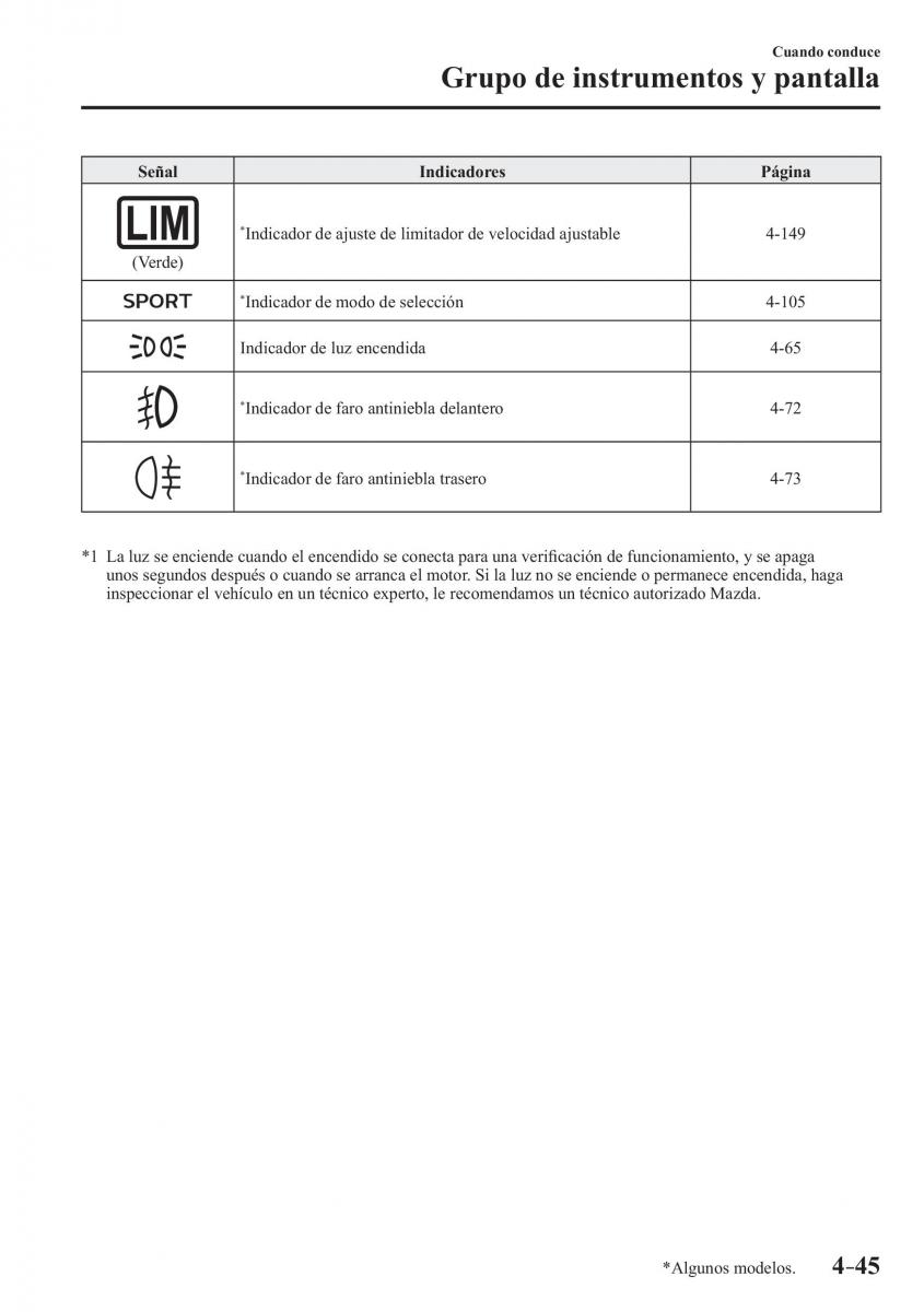 Mazda CX 3 manual del propietario / page 193