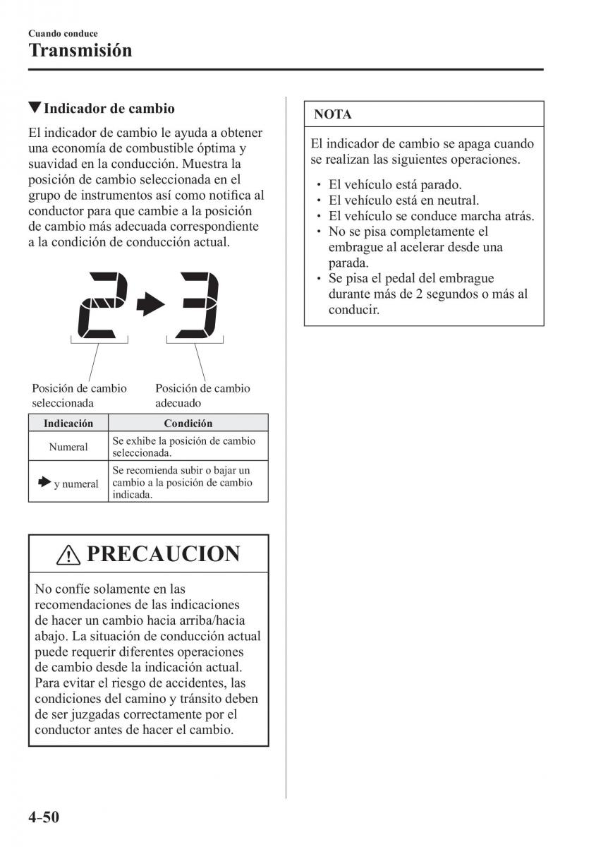 Mazda CX 3 manual del propietario / page 198