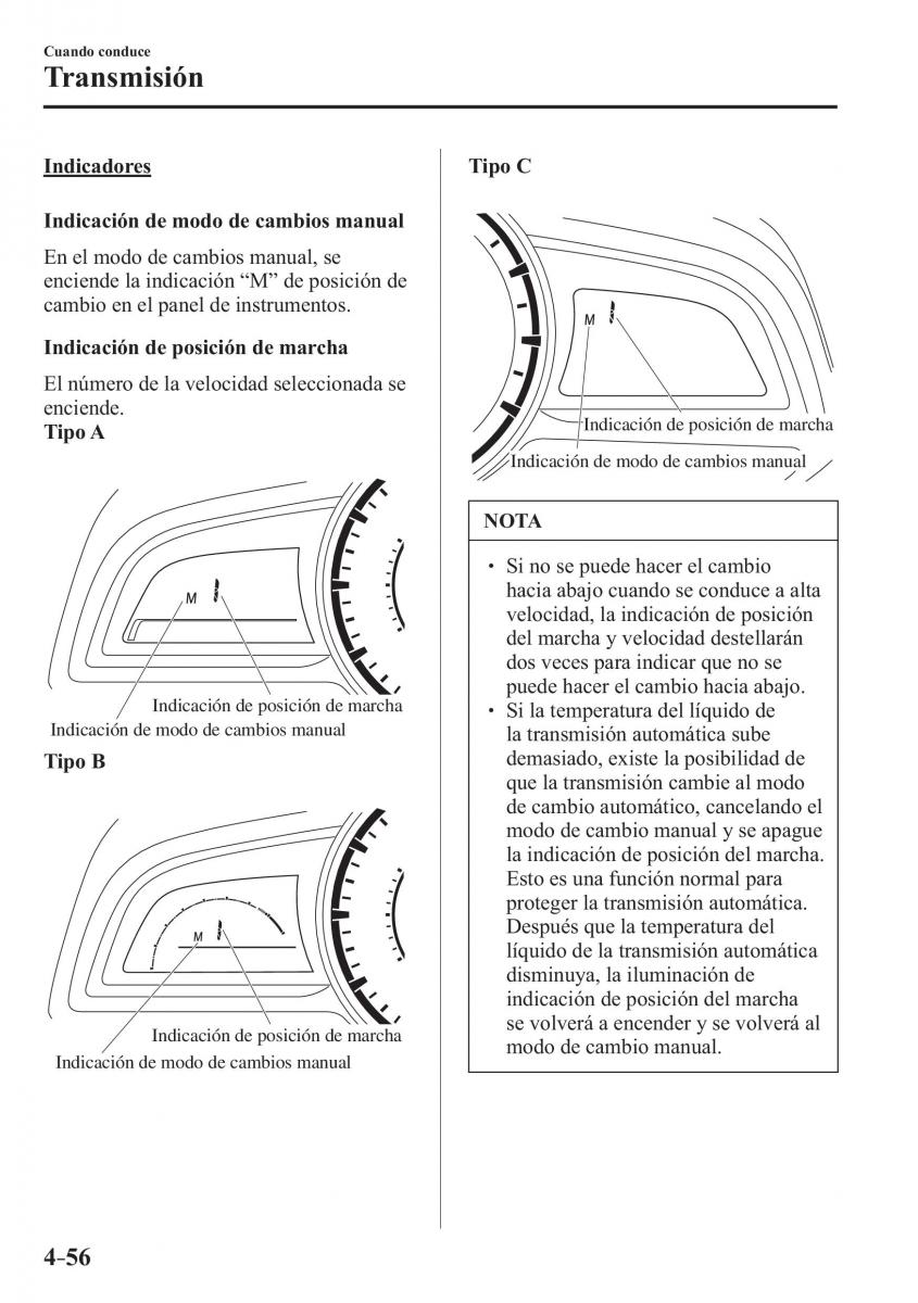 Mazda CX 3 manual del propietario / page 204