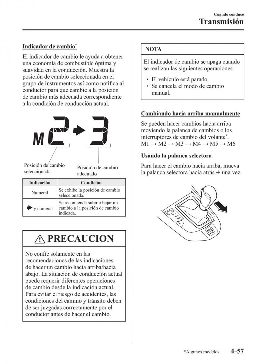 Mazda CX 3 manual del propietario / page 205