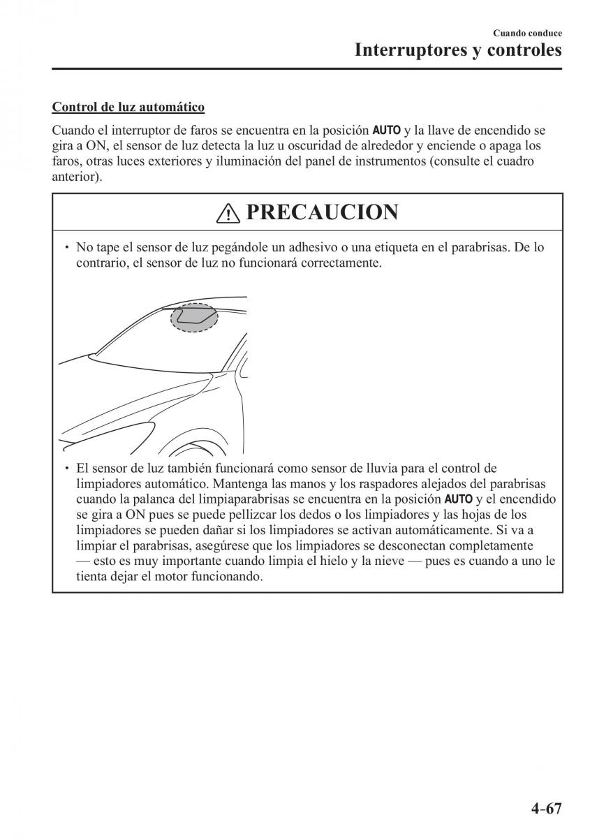 Mazda CX 3 manual del propietario / page 215