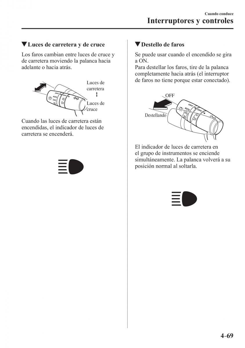 Mazda CX 3 manual del propietario / page 217