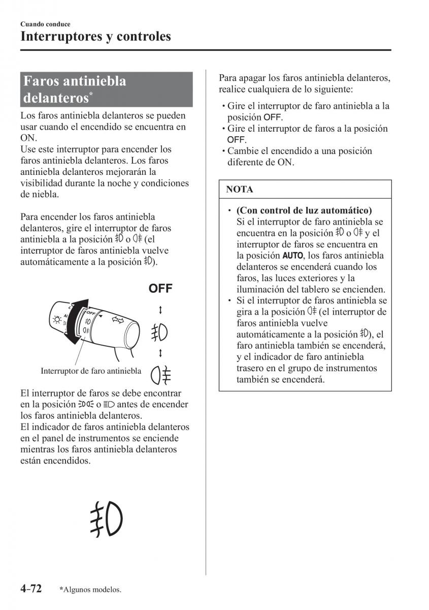 Mazda CX 3 manual del propietario / page 220