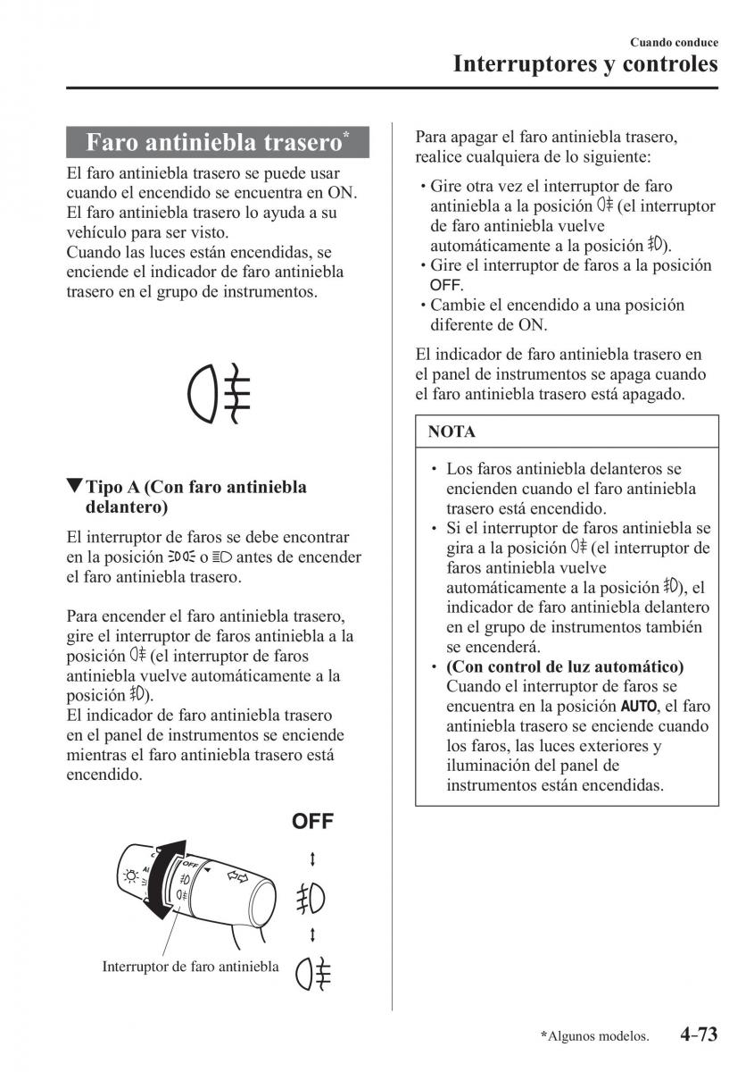 Mazda CX 3 manual del propietario / page 221