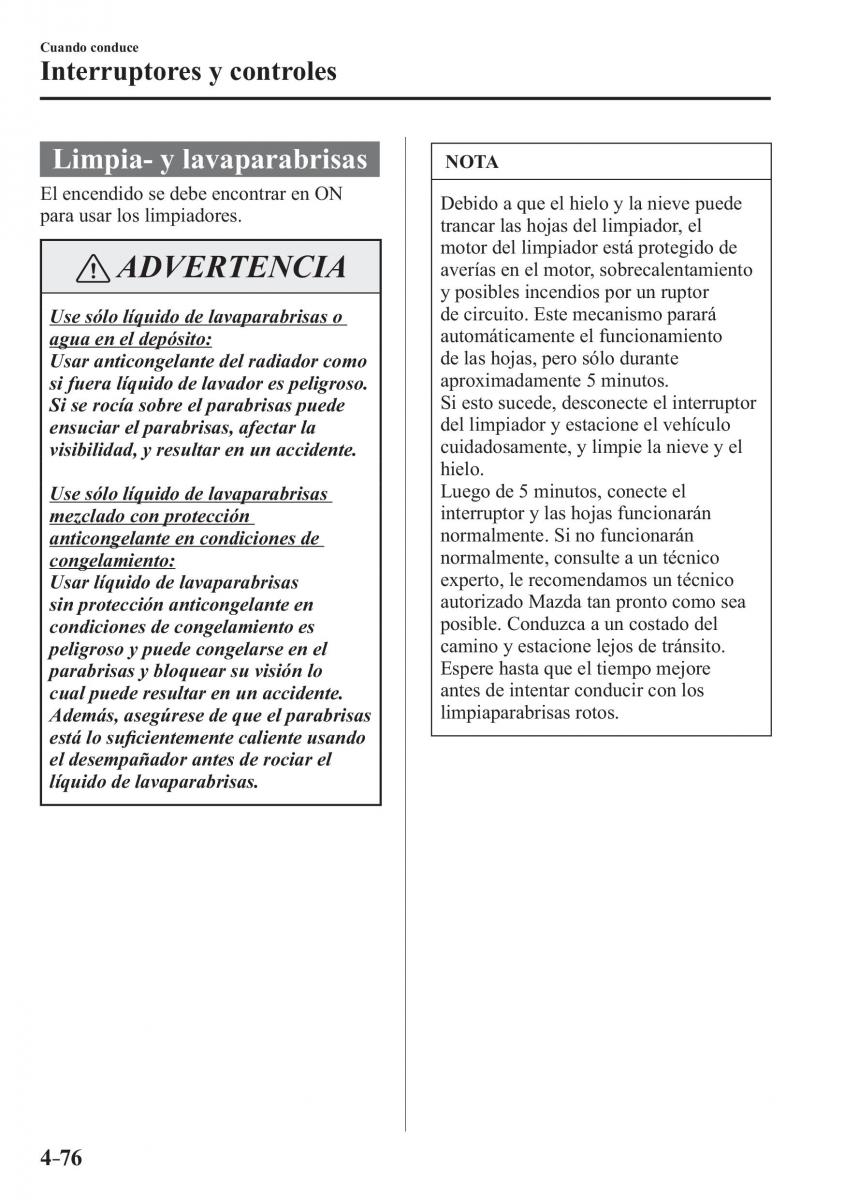 Mazda CX 3 manual del propietario / page 224