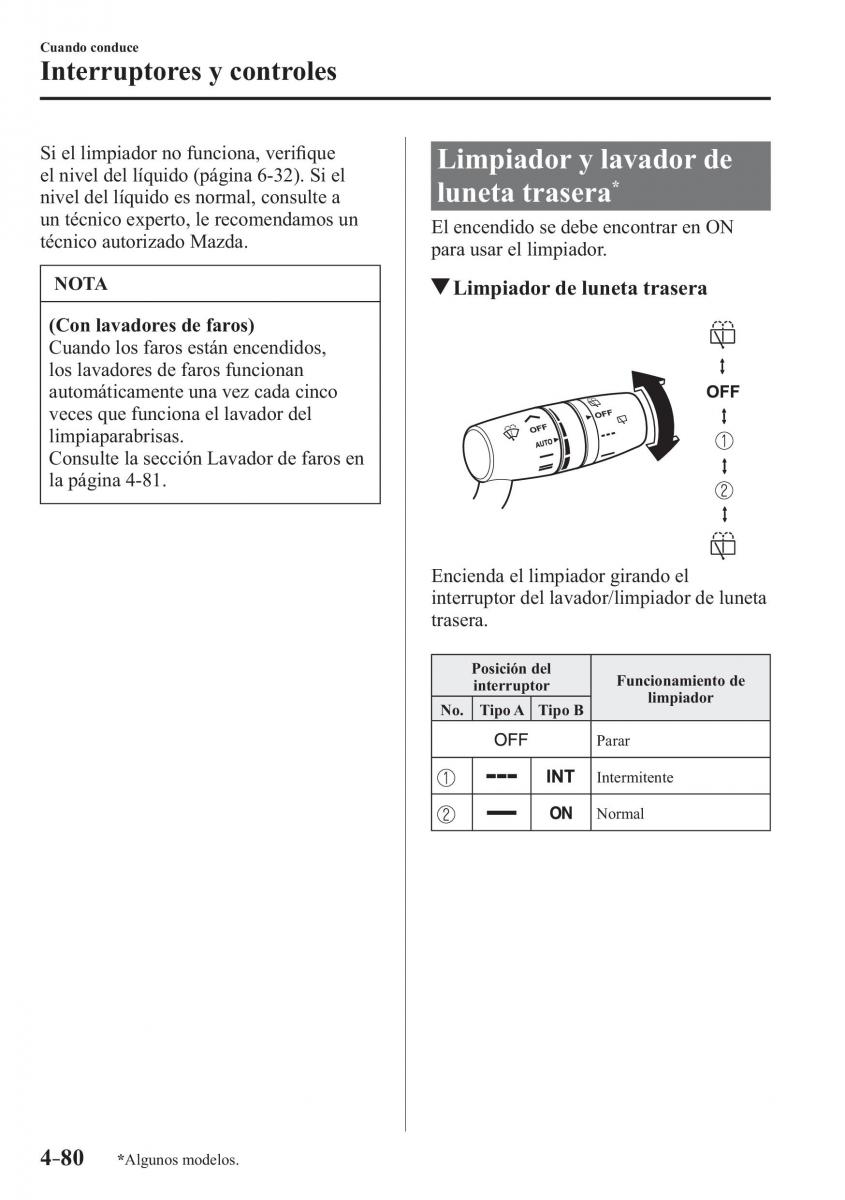 Mazda CX 3 manual del propietario / page 228