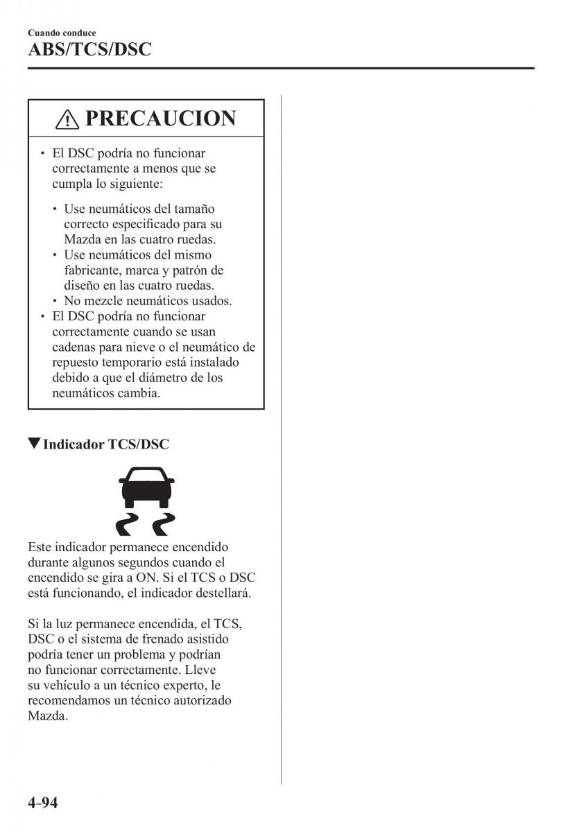 Mazda CX 3 manual del propietario / page 242