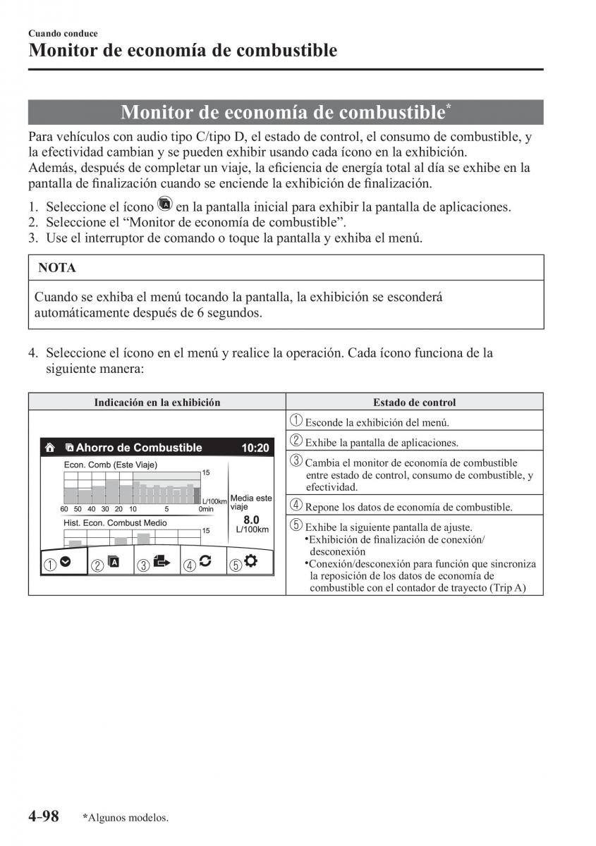 Mazda CX 3 manual del propietario / page 246