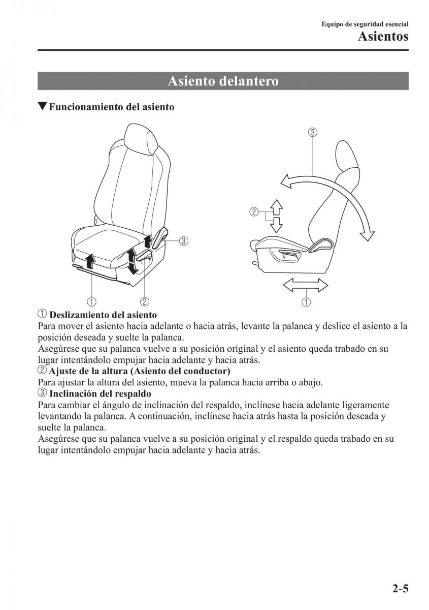 Mazda CX 3 manual del propietario / page 25