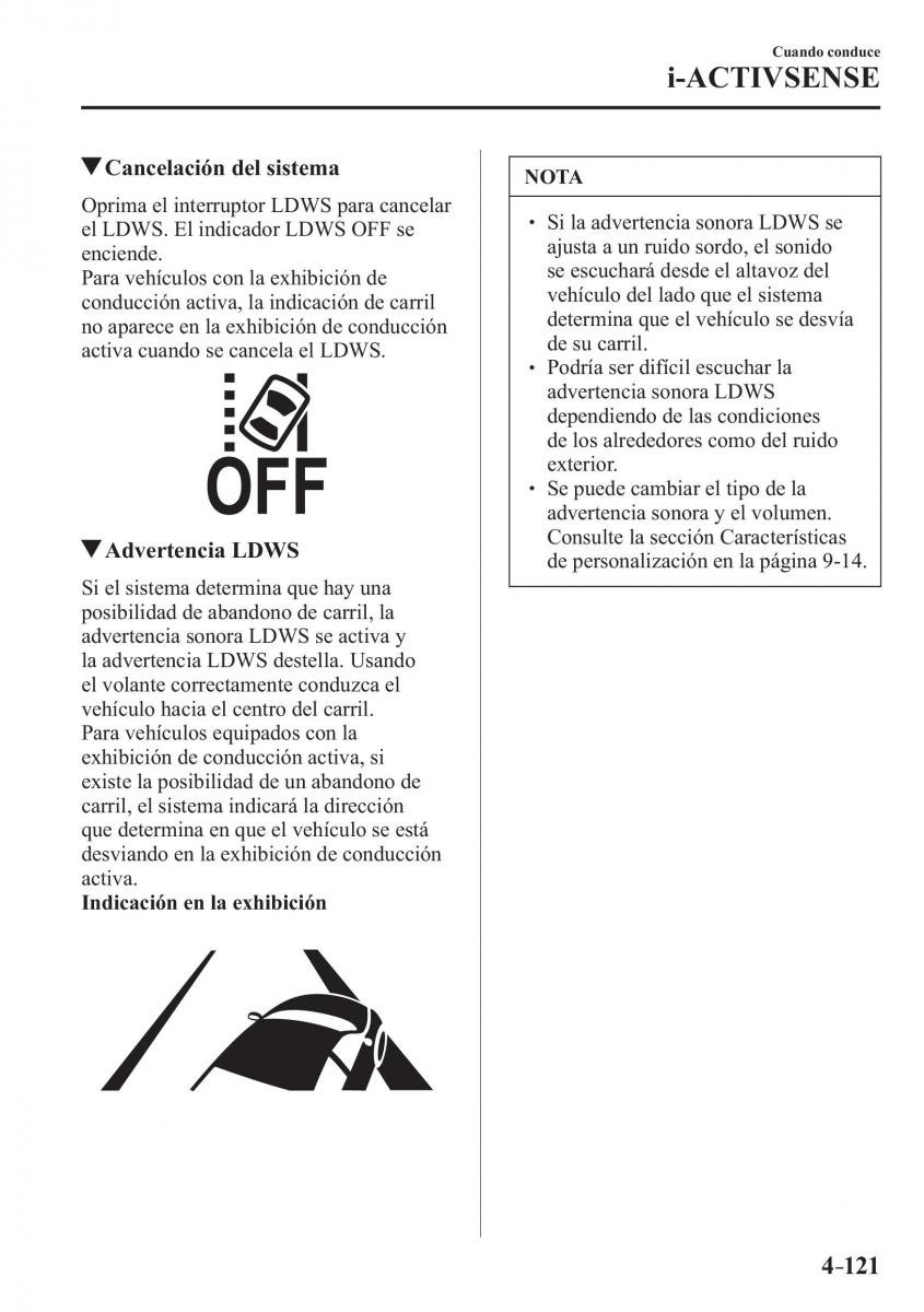 Mazda CX 3 manual del propietario / page 269