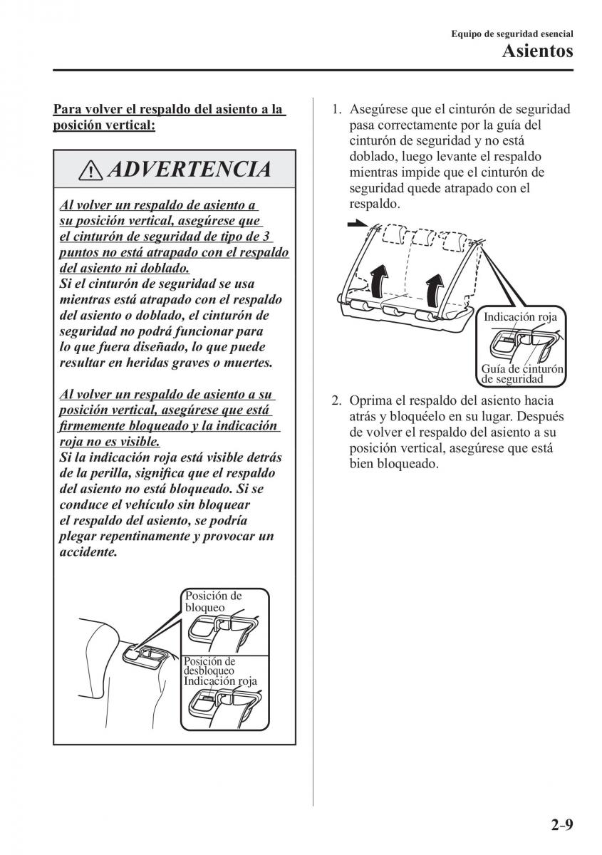 Mazda CX 3 manual del propietario / page 29