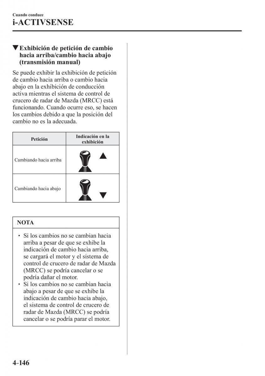 Mazda CX 3 manual del propietario / page 294