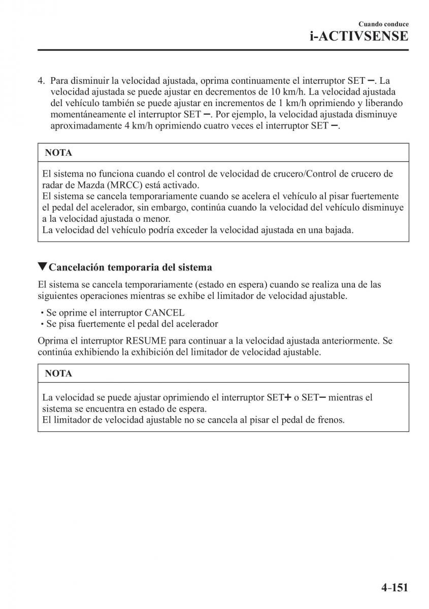 Mazda CX 3 manual del propietario / page 299