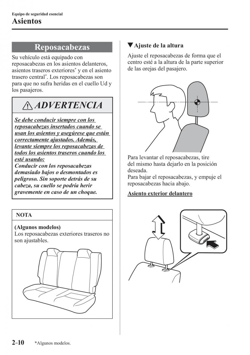 Mazda CX 3 manual del propietario / page 30