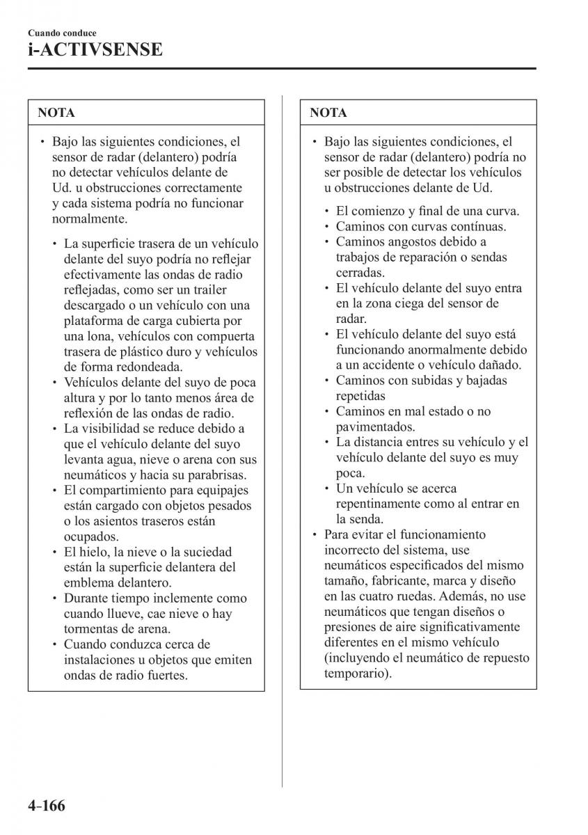 Mazda CX 3 manual del propietario / page 314