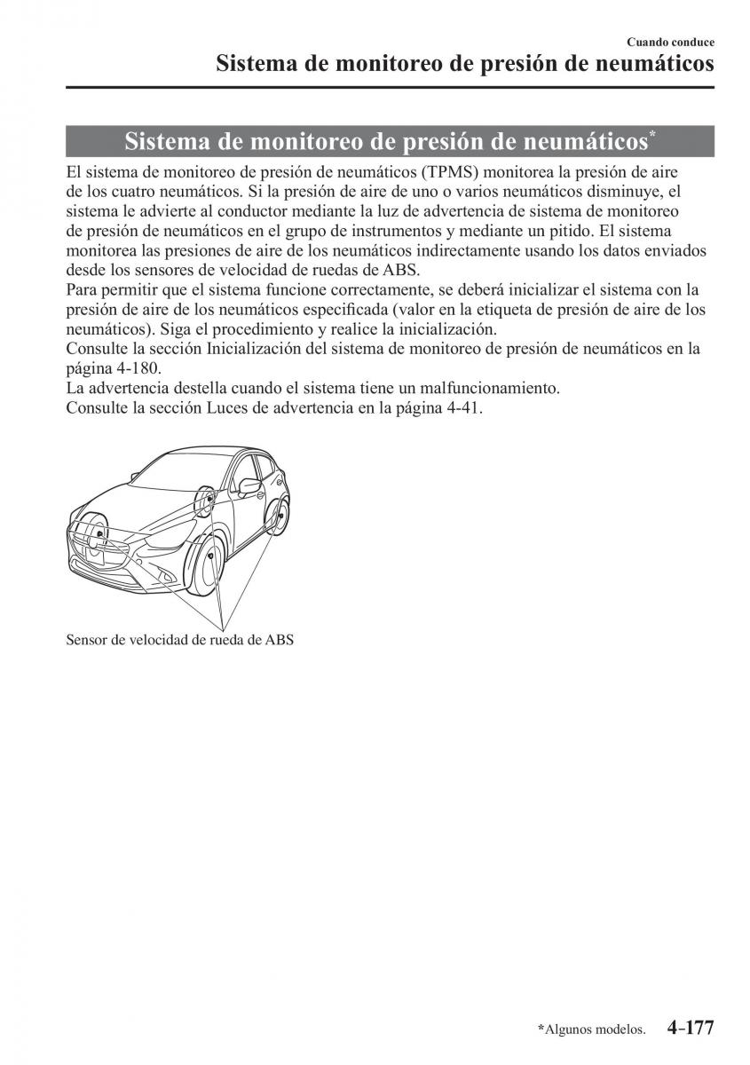 Mazda CX 3 manual del propietario / page 325