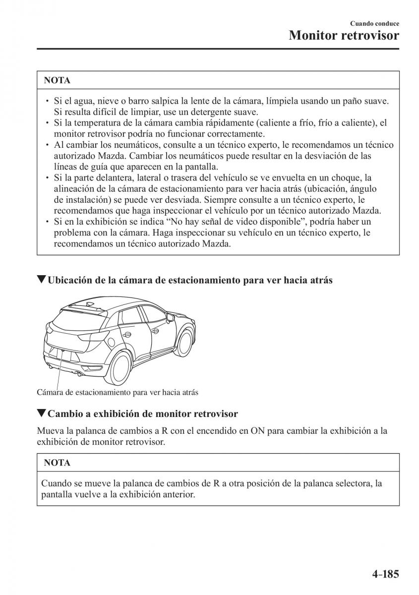 Mazda CX 3 manual del propietario / page 333