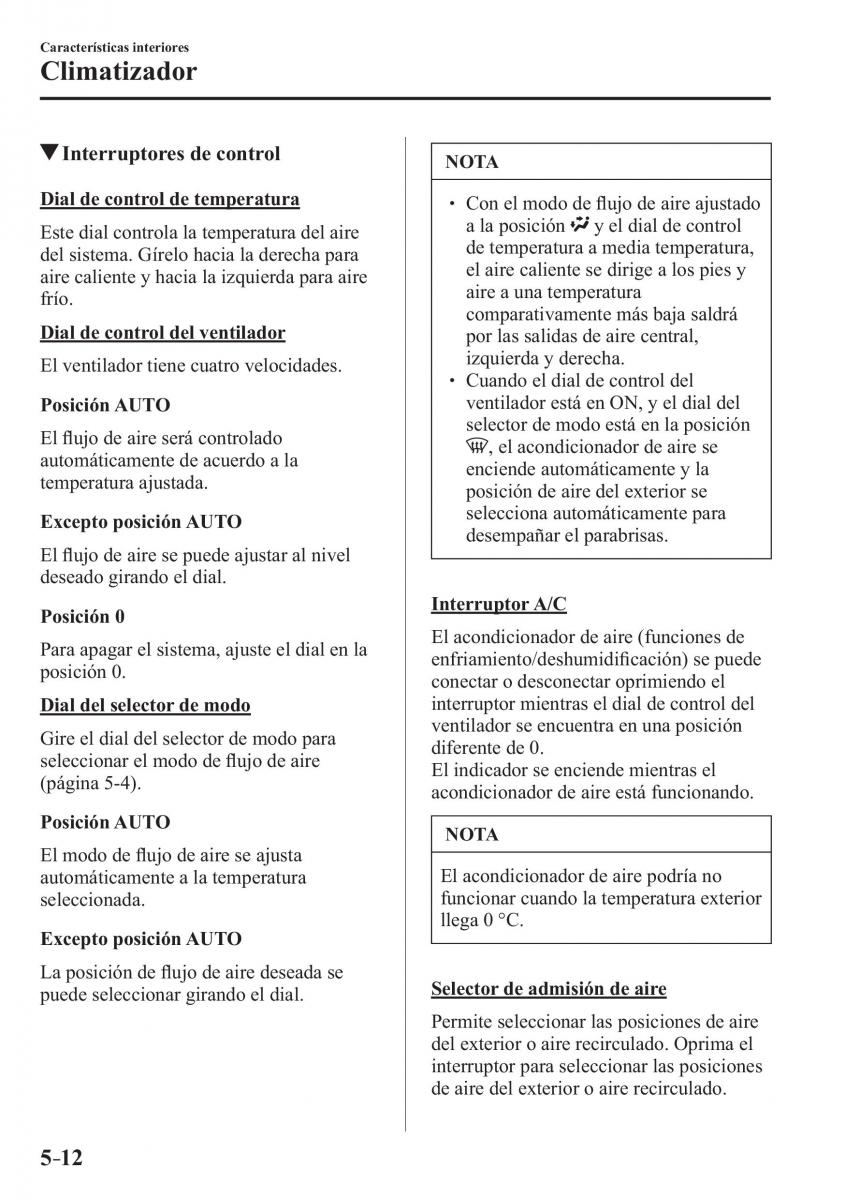 Mazda CX 3 manual del propietario / page 358