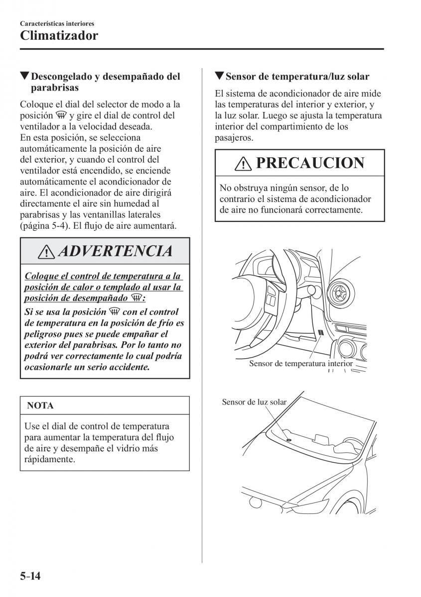 Mazda CX 3 manual del propietario / page 360