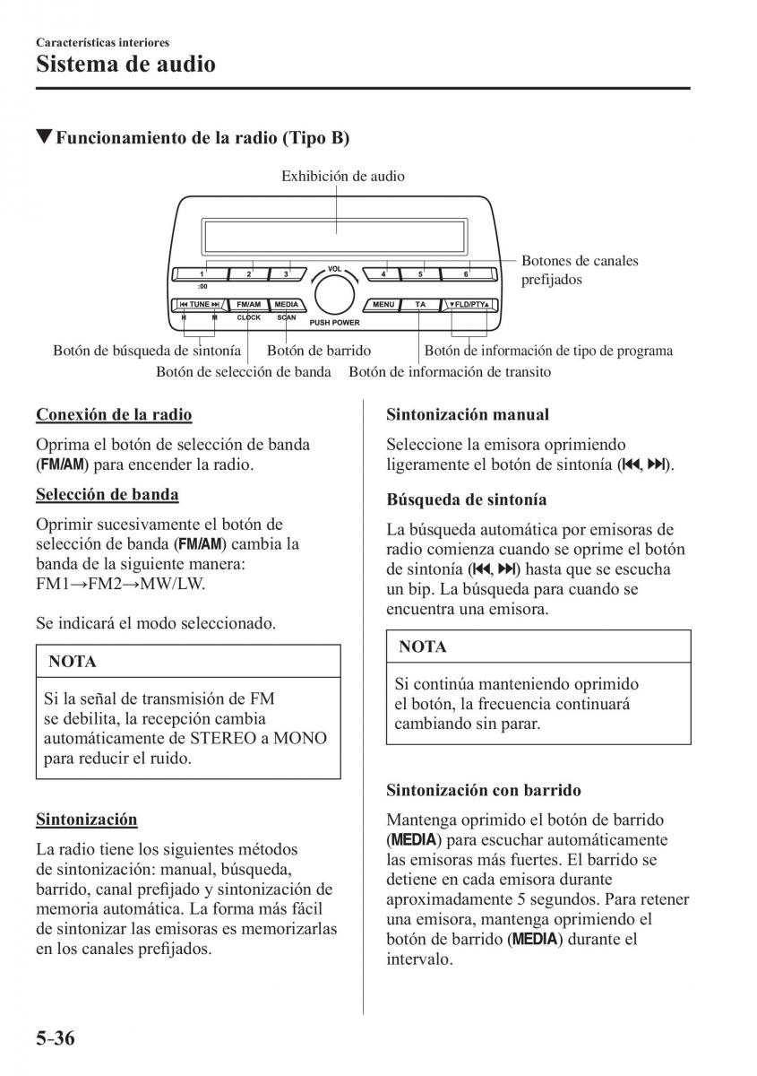 Mazda CX 3 manual del propietario / page 382