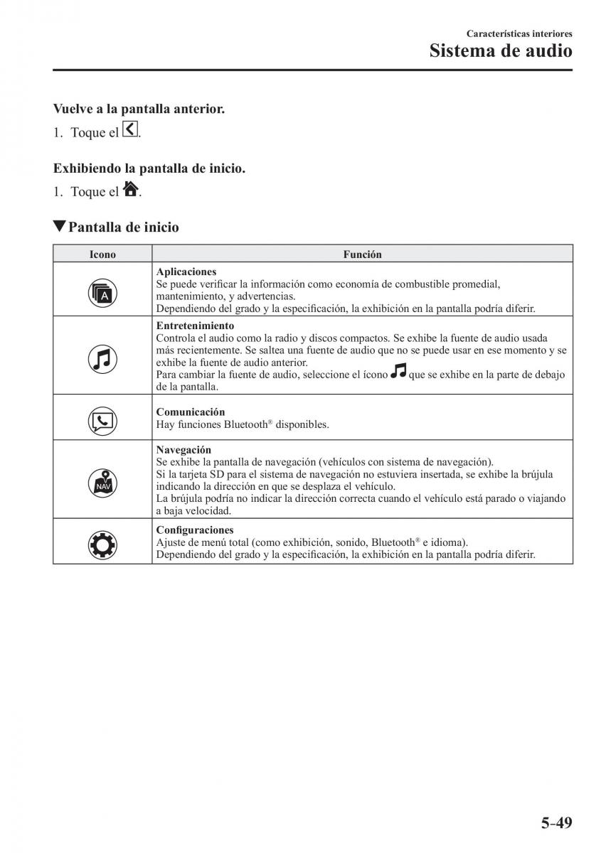 Mazda CX 3 manual del propietario / page 395