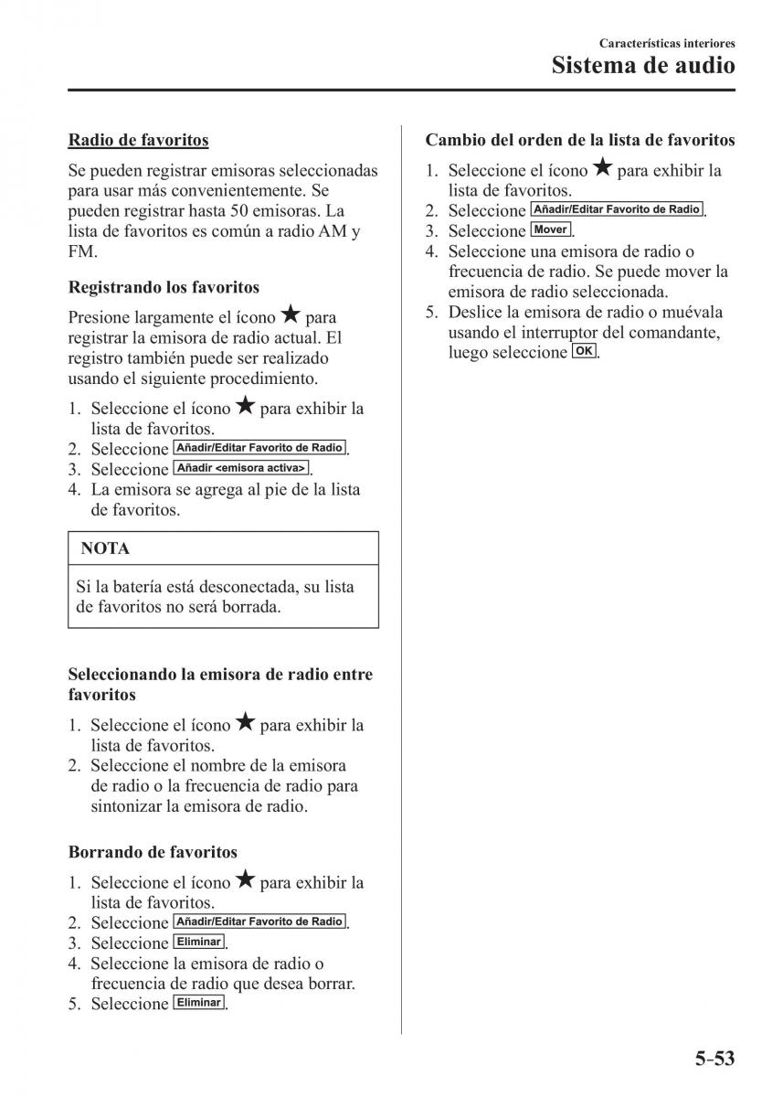 Mazda CX 3 manual del propietario / page 399