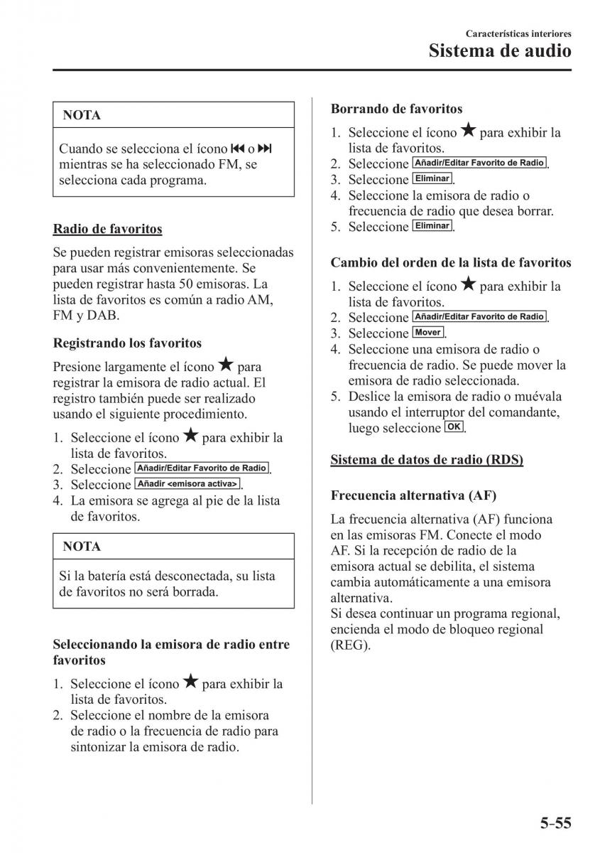 Mazda CX 3 manual del propietario / page 401